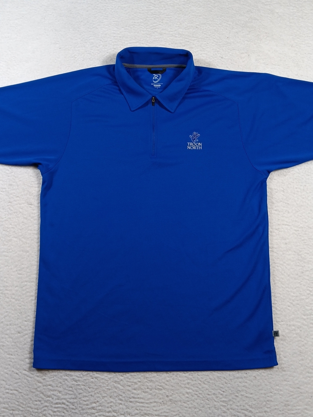 Zero Restriction Pullover Mens Large Blue Tour Series 1/4 Zip Windshirt Golf